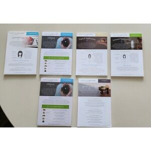 Bundle Essential Oil Educators, Double Sided Mini Tearpads for Essential Oils